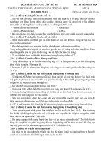 ĐỀ THI và đáp án TRẠI hè HÙNG VƯƠNG lần XII năm 2016 môn SINH học 10  TRƯỜNG CHUYÊN lê HỒNG PHONG NAM ĐỊNH 