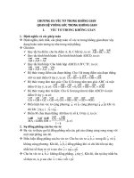 CHƯƠNG III véc tơ TRONG KHÔNG GIAN QUAN hệ VUÔNG góc TRONG KHÔNG GIAN