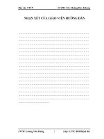 Báo cáo thực tập tốt nghiệp ngành Điện  CÔNG TY TNHH ĐẦU TƯ VÀ PHÁT TRIỂN CÔNG NGHIỆP ĐIỆN AEC