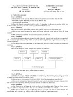 ĐỀ THI và đáp án TRẠI hè HÙNG VƯƠNG lần XII năm 2016 môn SINH học 10  TRƯỜNG CHUYÊN TUYÊN QUANG 