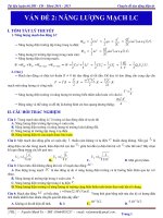 VẤN đề 2 NĂNG LƯỢNG MẠCH DAO ĐỘNG LC