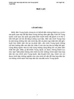 CHÍNH SÁCH hòa hợp dân tộc của TRUNG QUỐC