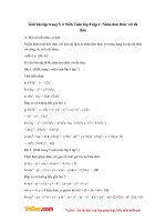 Giải bài tập trang 5, 6 SGK Toán lớp 8 tập 1: Nhân đơn thức với đa thức