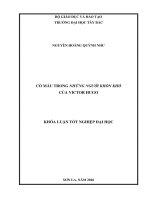 Cổ mẫu trong những người khốn khổ của victor hugo 