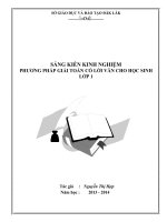 sang kien kinh nghiem giai toan co loi van cho HS lop 1 - Copy