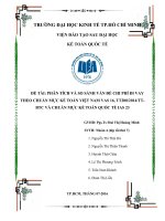 Tiểu luận môn kế toán quốc tế phân tích và so sánh vấn đề chi phí đi vay theo chuẩn mực kế toán việt nam vas 16 TT200 và chuẩn mực kế toán quốc tế IAS 23 