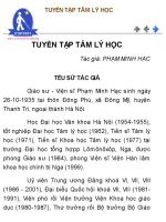 TUYỂN TẬP TÂM LÝ HỌC