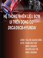 Đồ án Hệ thống nhiên liệu bơm UI trên động cơ D6CAD6CB ( kèm bản vẽ) pass:5bdd