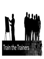 TRAIN THE TRAINER KỸ NĂNG HUẤN LUYỆN CHUYÊN NGHIỆP