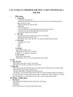 CÁC cơ QUAN TMH BÌNH THƯỜNG và bất THƯỜNG QUA nội SOI 