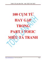 100 cụm từ thường gặp nhất trong bài thi TOEIC