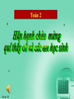 Bài giảng Toán 2 bài Số 0 trong phép nhân và phép chia