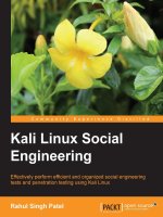 Kali linux social engineering rahul singh patel