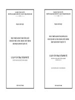 Phát triển hộ nông dân ở huyện phú lương trong tiến trình hội nhập quốc tế