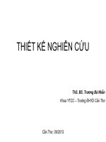 Thiet ke nghien cuu   ths truong ba nhan 