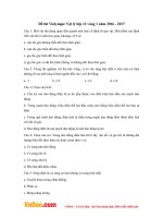 đề thi olimpic vật lý  12 vòng 1 năm 2016 2017