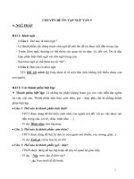 Chuyên đề ngữ văn lớp 9 ngữ pháp 