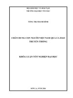 Chân dung con người việt nam qua ca dao truyền thống 