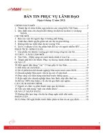 06122012 Ban tin Phuc vu lanh dao