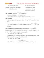 de thi giua hoc ky 1 mon toan lop 12 truong thpt than thanh so 3 bac ninh nam hoc 2015 2016