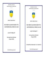 Phát triển du lịch sinh thái bền vững cho tỉnh Bình Thuận thời 20142020