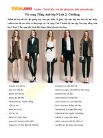 tu vung tieng anh lop 9 unit 2 clothing