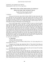 Biện pháp tăng cường tính tương tác tích cực trong dạy học thực hành kỹ thuật 