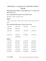 Giải bài tập trang 13, 14, 15 SGK Toán 4: Triệu và lớp triệu