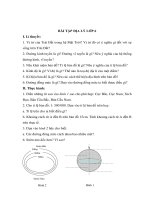 Bài tập địa lí lớp 6 lý thuyết   thực hành 