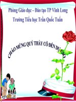 Bài giảng Toán 2 bài Phép trừ (không nhớ) trong phạm vi 1000 