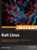 Instant Kali Linux