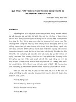 Tiểu luận môn kế toán quốc tế quá trình phát triển và phân tích nội dung của IAS 26 