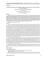 THIẾT kế hệ THỐNG THỦY NHIỆT và CHẾ tạo cấu TRÚC ỐNG NANO TIO2 TRÊN hệ THỦY NHIỆT đó 