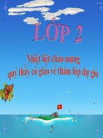 Bài giảng Toán 2 Bài 24: Thực hành xem đồng hồ