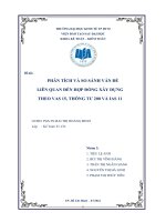 Tiểu luận môn kế toán quốc tế phân tích và so sánh vấn đề liên quan đến hợp đồng xây dựng theo vas 15 thông tư 200 và IAS 11 