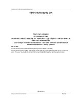 TCVN 7447 5 52 2010 HỆ THỐNG LẮP ĐẶT ĐIỆN HẠ ÁP – PHẦN 552: LỰA CHỌN VÀ LẮP ĐẶT THIẾT BỊ  ĐIỆN  HỆ THỐNG ĐI DÂY