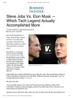 22-Steve Jobs Compared To Elon Musk - Business Insider