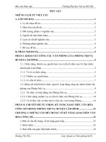 Kỹ năng giao tiếp, văn hóa công sở tại phòng nội vụ huyện lâm bình