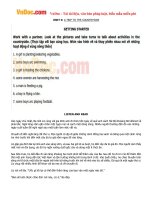 Giải bài tập SGK Tiếng Anh lớp 9 Unit 3: A trip to the countryside