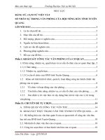 Tìm hiểu về tổ chức công tác văn thư ở HND tỉnh tuyên quang