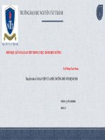 BÀI THUYẾT TRÌNH MÔN KĨ NĂNG GIÁO DỤC ĐIỀU DƯỠNG- NHÓM 4 OANHOANHOANH