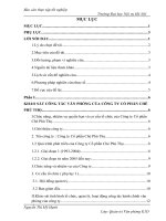 Tổ chức công tác văn thư tại công ty CP chè phú thọ