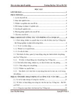 Thực trạng và giải pháp nâng cao chất lượng công tác văn thư của cục trồng trọt – bộ nông nghiệp và phát triển nông thôn