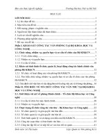 Tìm hiểu về tổ chức công tác văn thư tại văn phòng bộ khoa học và công nghệ