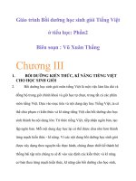 BỒI DƯỠNG kĩ NĂNG TIẾNG VIỆT CHO học SINH GIỎI lớp 5