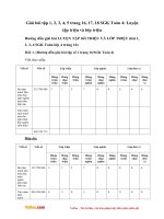 Giải bài tập trang 16, 17, 18 SGK Toán 4: Luyện tập triệu và lớp triệu