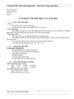 Làm quen với môn học và cách học môn tiếng anh 6 