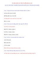 Quản trị doanh nghiệp 246 câu trắc nghiệm có đáp án