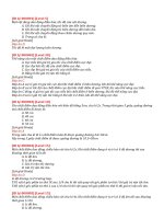 trắc nghiệm lí thuyết phần dao động cực hay