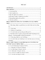 Thực trạng và giải pháp quản lý về công tác văn thư tại cục trồng trọt